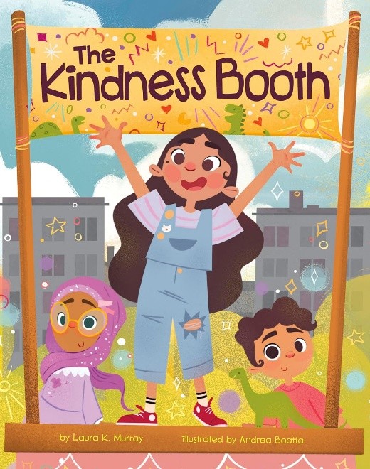 book cover: The Kindness Booth by Laura K. Murray