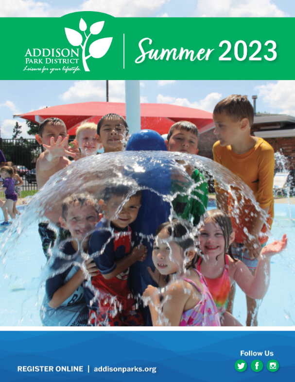 Cover of Park District Summer 2023 newsletter