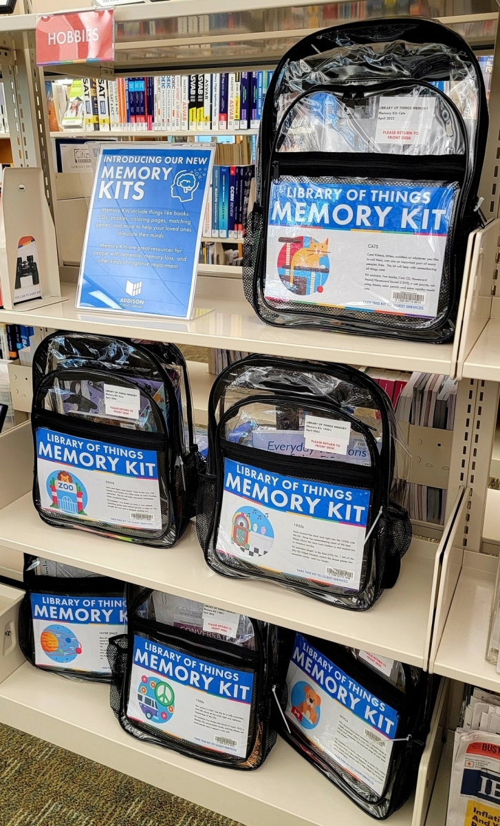 Photo of Memory Kits on shelf