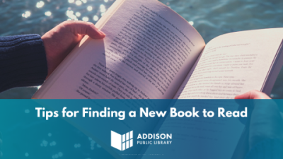 Visual Document: Tips for Finding a New Book to Read