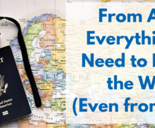 Visual Document: From A to Z: Everything you need to explore the world (even from home)!