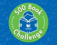 Logo for 500 Book Challenge