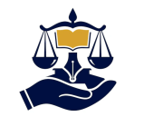 The "Scalese of Justice" icon. Depicts a hand holding a scale evenly balanced.