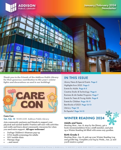 January February 2024 Newsletter_Cover Image