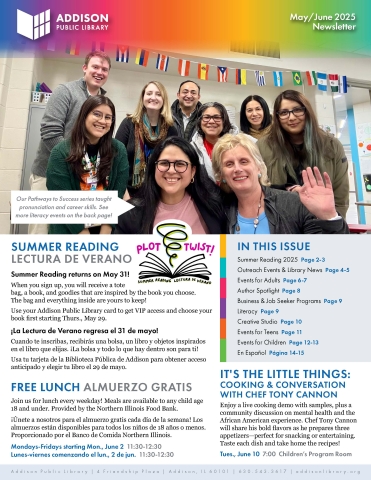 MayJune 2025 Newsletter Cover