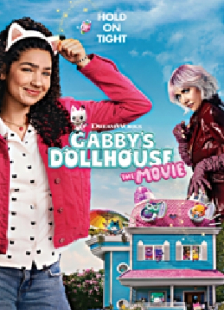 DVD cover for Gabby's Dollhouse the movie