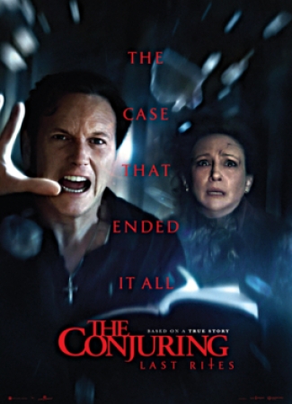 DVD cover for the conjuring: last rites