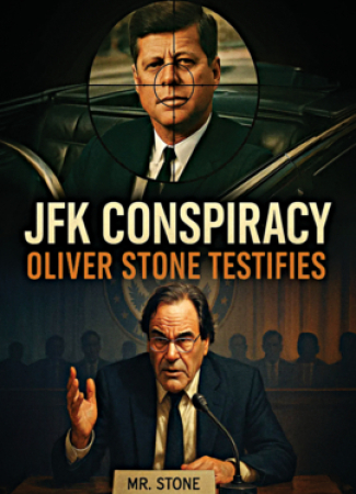 Cover of DVD JFK conspiracy Oliver Stone Testifies