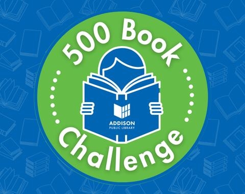 Logo for 500 Book Challenge