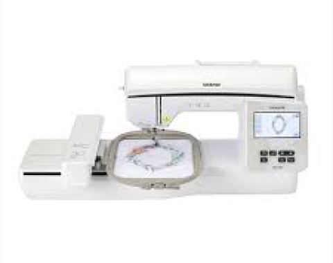 Image of Brother Inno-vis NQ1700e embroidery machine. 
