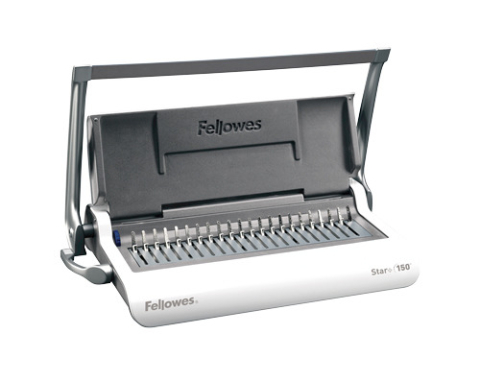Photo of Fellows Star 150. This is a comb book binder. 