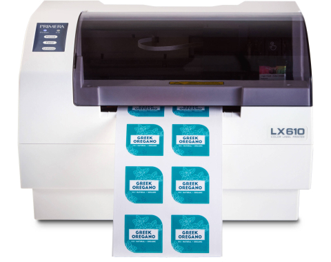 Photo of Primera LX620 sticker printer. 